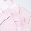 Bottega Veneta MAXI INTRECCIATO cassette Shoulder Bag Pink Silver Auth ka6605V-20