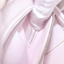 Bottega Veneta MAXI INTRECCIATO cassette Shoulder Bag Pink Silver Auth ka6605V-24