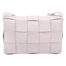 Bottega Veneta MAXI INTRECCIATO cassette Shoulder Bag Pink Silver Auth ka6605V-3