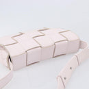 Bottega Veneta MAXI INTRECCIATO cassette Shoulder Bag Pink Silver Auth ka6605V-6