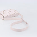 Bottega Veneta MAXI INTRECCIATO cassette Shoulder Bag Pink Silver Auth ka6605V-7
