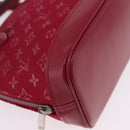 LOUIS VUITTON Monogram Satin Little Alma Hand Bag Red M92350 LV Auth ka6609-17