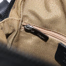 Salvatore Ferragamo Gancini Shoulder Bag Canvas Black Silver Auth ka6611-21