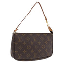 LOUIS VUITTON Monogram Pochette Accessoires Pouch M51980 LV Auth ka6612-1