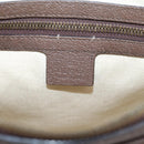 GUCCI GG Supreme Web Sherry Line Shoulder Bag PVC Beige Gold 547926 Auth ka6613V-17