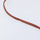 FENDI Zucca Canvas Mamma Baguette Shoulder Bag PVC Brown Black Auth ka6620-8