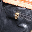 FENDI Zucca Canvas Mamma Baguette Shoulder Bag PVC Brown Black Auth ka6620-24