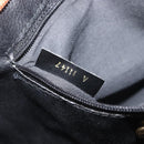 FENDI Zucca Canvas Mamma Baguette Shoulder Bag PVC Brown Black Auth ka6620-12