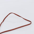 FENDI Zucca Canvas Mamma Baguette Shoulder Bag PVC Brown Black Auth ka6620-15