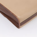 GUCCI Hand Bag Leather Beige Gold Auth ka6621-16