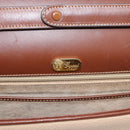 GUCCI Hand Bag Leather Beige Gold Auth ka6621-17