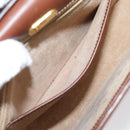 GUCCI Hand Bag Leather Beige Gold Auth ka6621-22