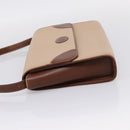 GUCCI Hand Bag Leather Beige Gold Auth ka6621-3