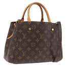 LOUIS VUITTON Monogram Montaigne BB Hand Bag 2way M41055 LV Auth ka6622V-1
