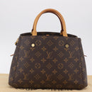 LOUIS VUITTON Monogram Montaigne BB Hand Bag 2way M41055 LV Auth ka6622V-12