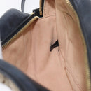 GUCCI GG Canvas GG Marmont Chain Shoulder Bag Black Gold 447632 Auth ka6623V-25