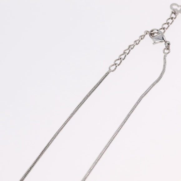 Christian Dior Necklace metal Silver Auth ka6625