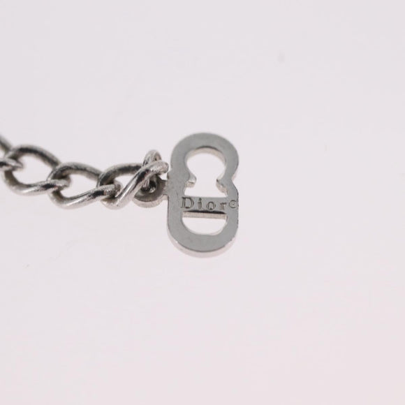 Christian Dior Necklace metal Silver Auth ka6625