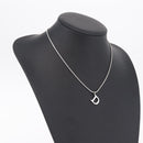 Christian Dior Necklace metal Silver Auth ka6625-15