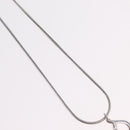 Christian Dior Necklace metal Silver Auth ka6625-4