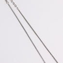 Christian Dior Necklace metal Silver Auth ka6625-6