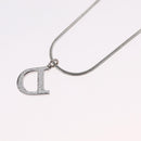 Christian Dior Necklace metal Silver Auth ka6625-9