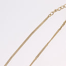 Christian Dior Rhinestone Necklace metal Gold Tone Auth ka6626-11
