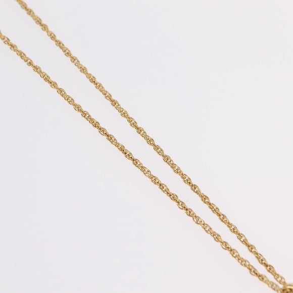 Christian Dior Necklace metal Gold Tone Auth ka6627