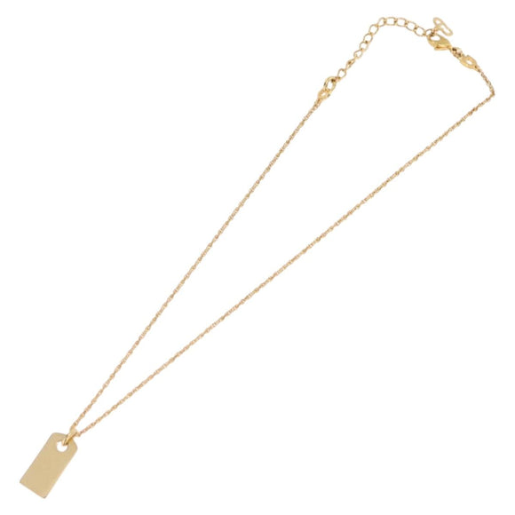 Christian Dior Necklace metal Gold Tone Auth ka6627