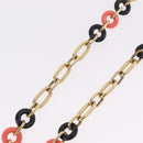 Christian Dior Necklace Metal Gold Tone Auth ka6628-11