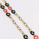 Christian Dior Necklace Metal Gold Tone Auth ka6628-5
