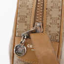 CELINE Macadam Canvas Shoulder Bag PVC Beige Gold Auth ka6630-10