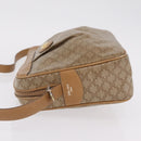 CELINE Macadam Canvas Shoulder Bag PVC Beige Gold Auth ka6630-5
