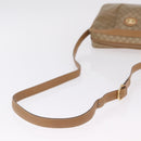 CELINE Macadam Canvas Shoulder Bag PVC Beige Gold Auth ka6630-7