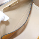 MCM Milan Line Shoulder Bag Leather Yellow Gold Auth ka6631-24