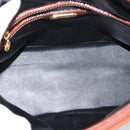 FENDI Pecan Canvas Hand Bag PVC 2way Black Brown Auth ka6634V-11