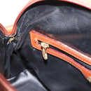 FENDI Pecan Canvas Hand Bag PVC 2way Black Brown Auth ka6634V-24