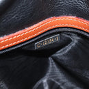 FENDI Pecan Canvas Hand Bag PVC 2way Black Brown Auth ka6634V-12