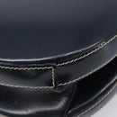 LOEWE Hand Bag Leather Navy Gold Auth ka6635A-14