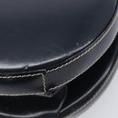 LOEWE Hand Bag Leather Navy Gold Auth ka6635A-16