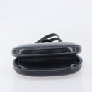 LOEWE Hand Bag Leather Navy Gold Auth ka6635A-5