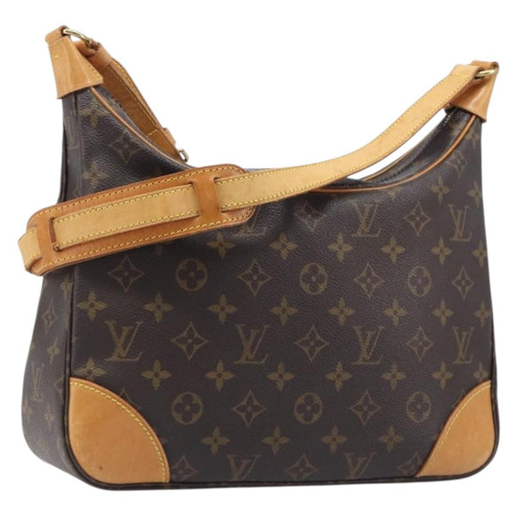 LOUIS VUITTON Monogram Boulogne 30 Shoulder Bag M51265 LV Auth ka6636