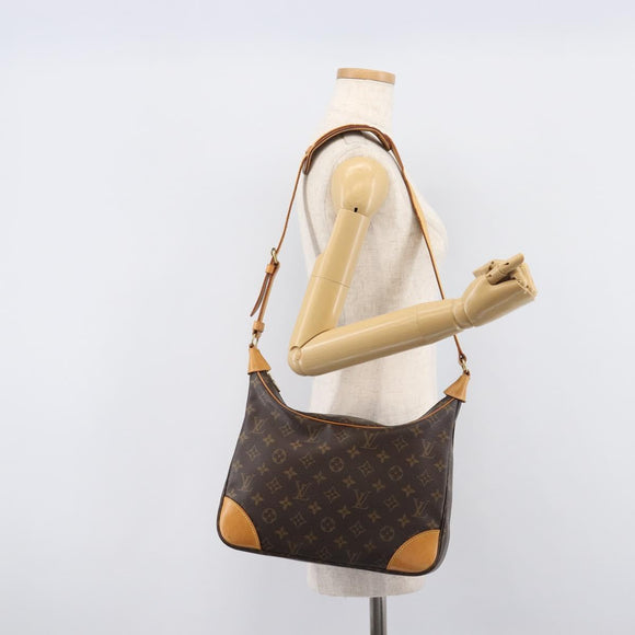 LOUIS VUITTON Monogram Boulogne 30 Shoulder Bag M51265 LV Auth ka6636