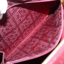 Cartier Must Line Boston Bag Leather Bordeaux Gold Auth ka6637-22