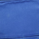 PRADA Canapa MM Hand Bag Canvas Blue Gold Auth ka664-16