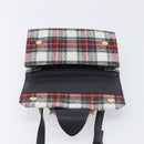 Miu Miu Bijoux Shoulder Bag Wool Red Gold Auth ka6640V-19