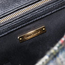 Miu Miu Bijoux Shoulder Bag Wool Red Gold Auth ka6640V-20