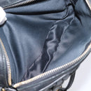 Miu Miu Matelasse Shoulder Bag Leather Black Gold Auth ka6641-22