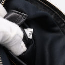 Miu Miu Matelasse Shoulder Bag Leather Black Gold Auth ka6641-12