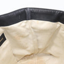 GUCCI Micro GG Canvas Guccissima Tote Bag Leather Black Gold 449647 Auth ka6642-22
